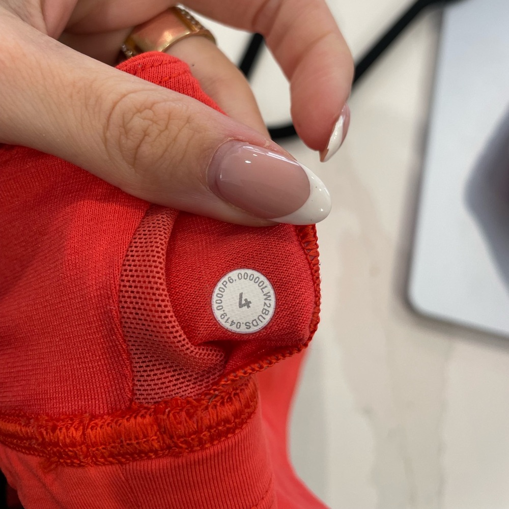 Lululemon Free To Be Moved Bra High Neck in Thermal Red - Picture 7 of 7